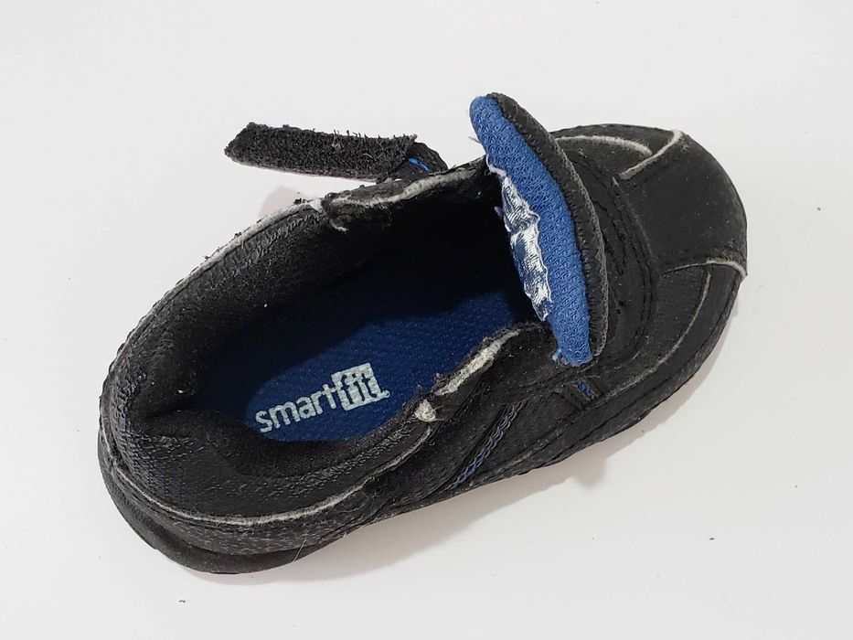 Smartfit Детски Бебешки Кожени Маратонки Изк. Кожа Велкро 21-22 13.5см