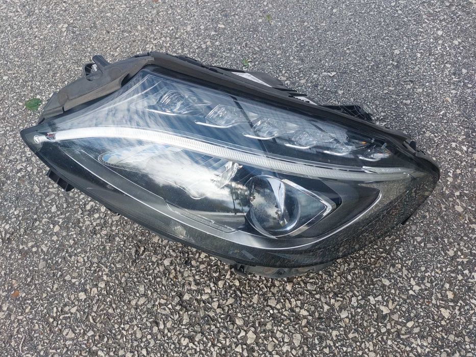 Необорудван ляв фар Mercedes-Benz W205 C200d 2014,2015,2016, 2017,2018