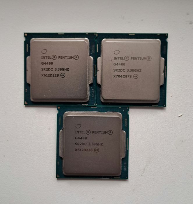 Процессоры G3900, G3930, G4400