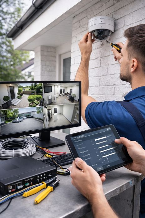 Установка и настройка видеонаблюдения