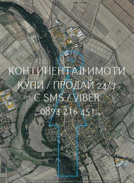 код. 62967. Парцел 1450м2 с лице 16м, който се намира в северната част