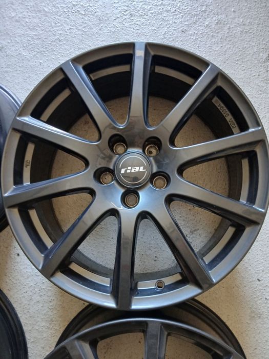 Jante aliaj Rial R18 5x112 ET45 , 7.5Jx18H2 , Butuc 57.1 stare impecabilă ca NOI