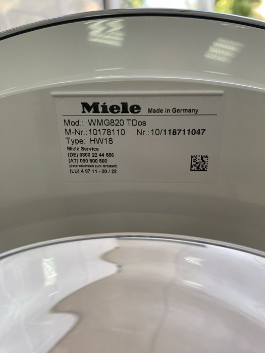 Пералня Miele W1 Twin dos