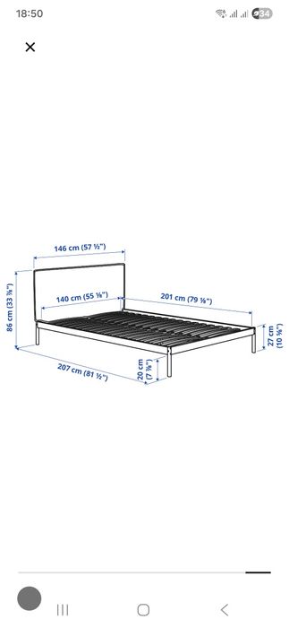 Vand pat IKEA si saltea