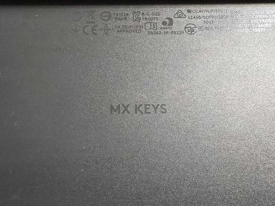 Tastatura wireless Logitech MX Keys, Iluminare, US INTL layout, Gri