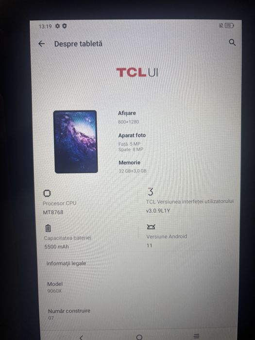 Tableta tlc (cu sim ) android 11