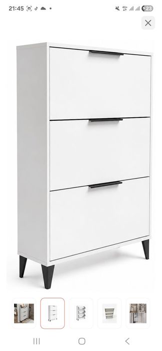 Обувница Modula 80x22x115 см, ЛДСП