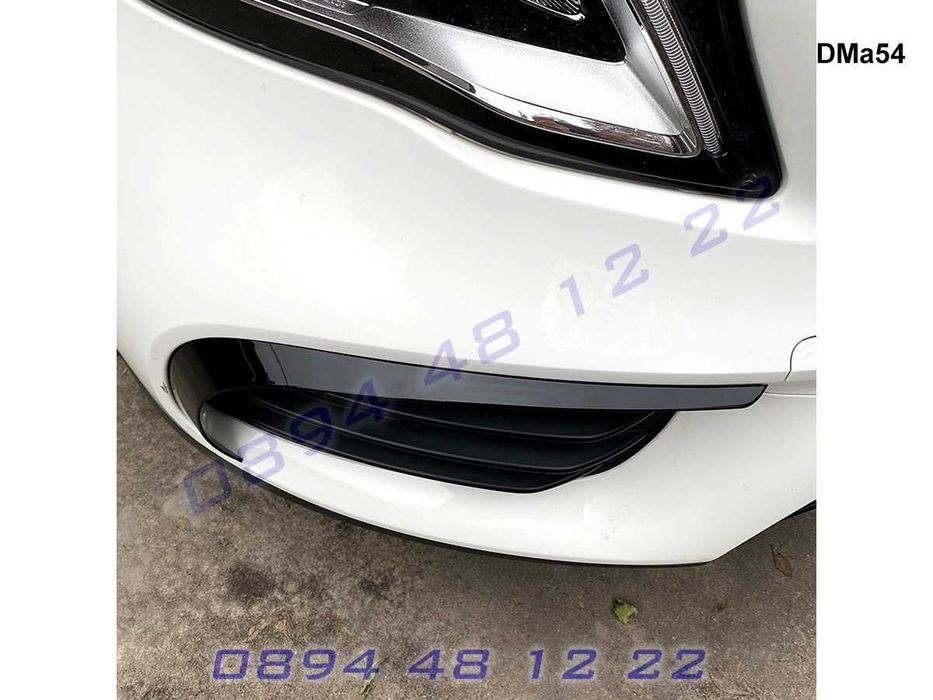 Тунинг Добавка Сплитер Предна Броня Mercedes GLA X156 Мерцедес ГЛА