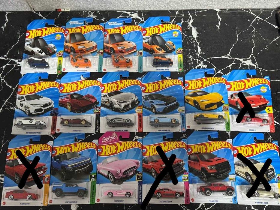 HotWheels Mainline машинки