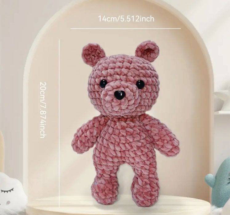 Комплект за плетене на мече, направи си сам