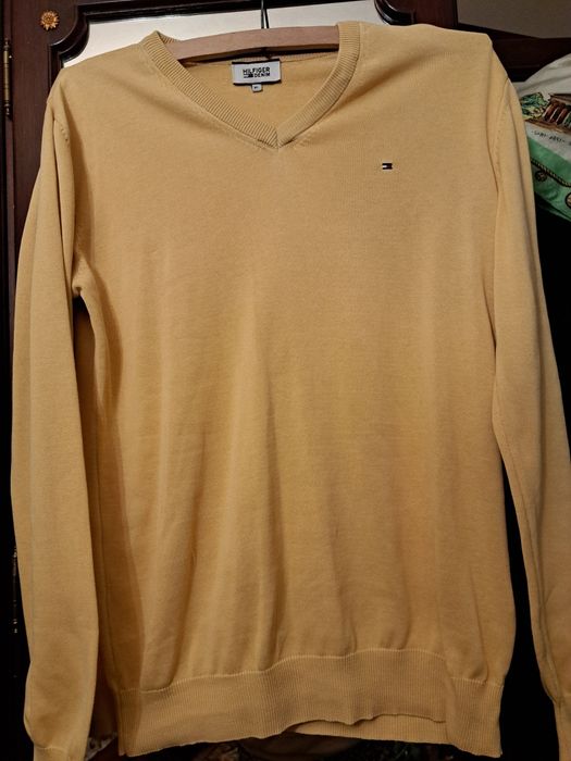 Pulover bărbați din bumbac organic, NOU! Tommy Hilfiger ( XL)