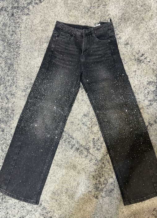 Дамски дънки с камъни