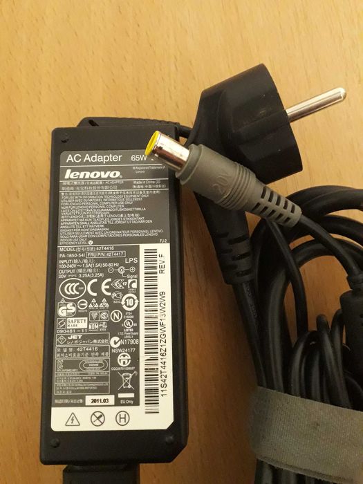 Incarcator original Lenovo 65W 20V 3.25Ah Model 42T4416