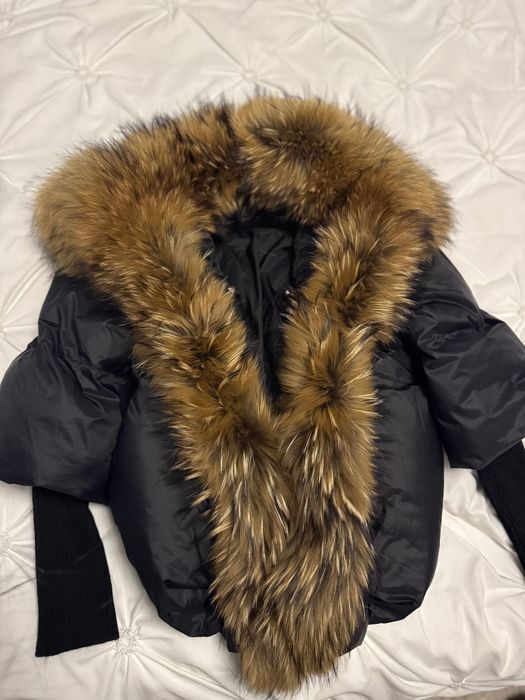 Geaca cu blana naturala