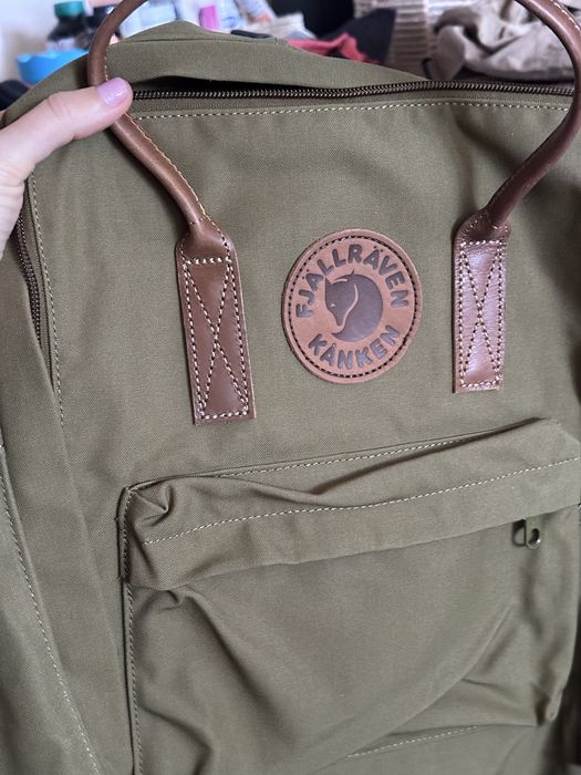Оригинална раница Fjällräven Kånken No. 2 – Маслиненозелена / Отлично състояние