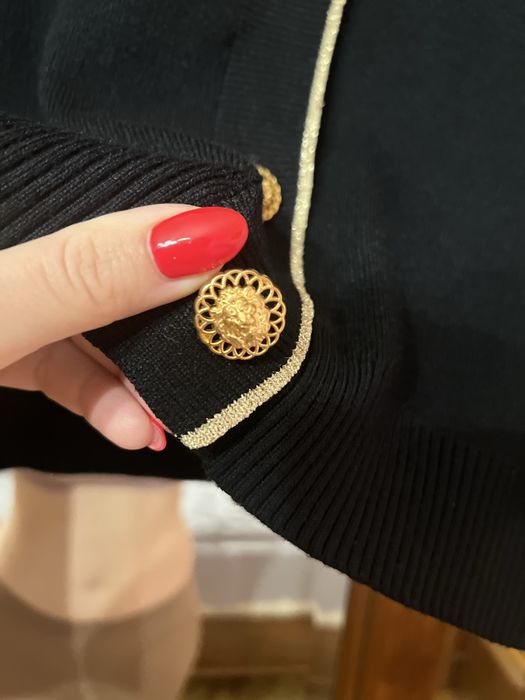 Set fusta lunga neagra si vesta