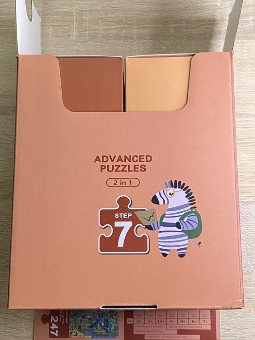 Пазл для детей 2 в 1. Цена 2500