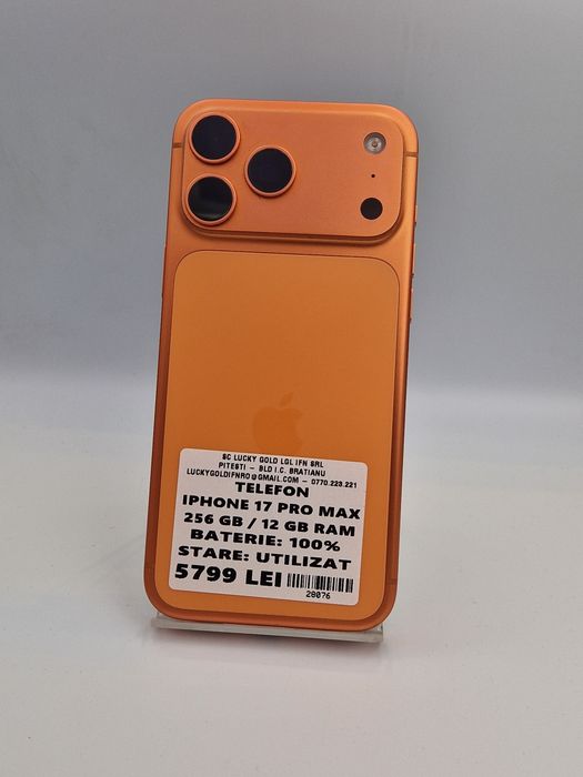 Iphone 17 Pro Max 256 GB Bat 100% cod 28076