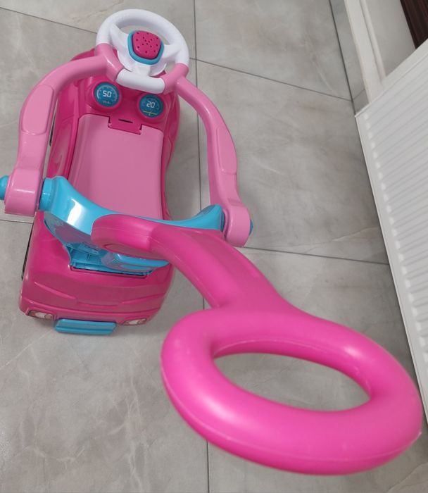 Masinuta de impins cu ladita depozitare jucarii