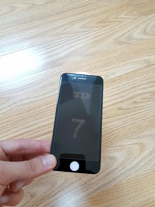Folie sticla iPhone 7, iPhone 8 - 3D - intimitate - discretie 100%