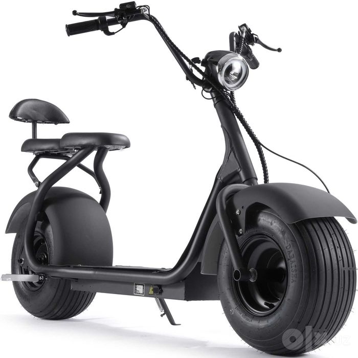 MotoTec Fat Tire Electric Scooter 60v 2000w Lithium Black