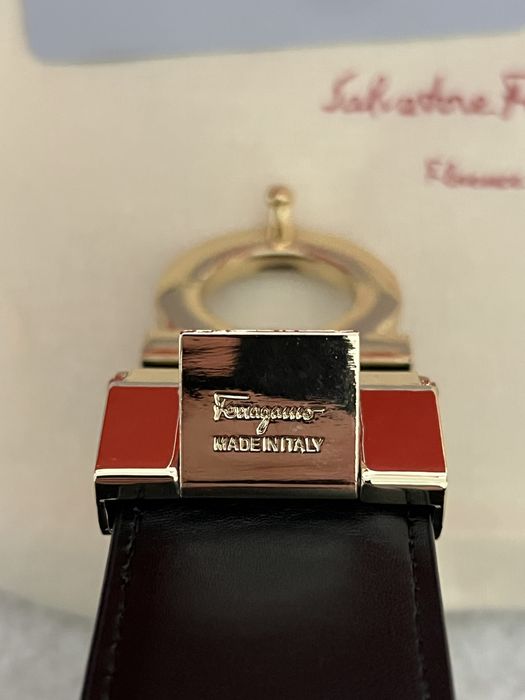 Curea Ferragamo Gold 115cm Full Box