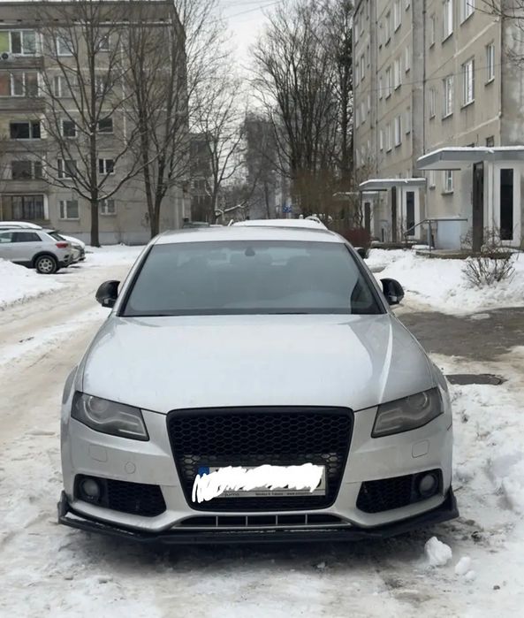 Лип спойлер за предна броня Ауди А4 Б7,Б8/Audi A4 B7,B8