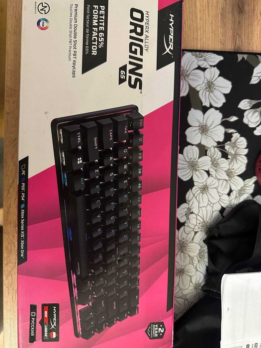 Клавиатура проводная HyperX Alloy Origins 60 цвет черный