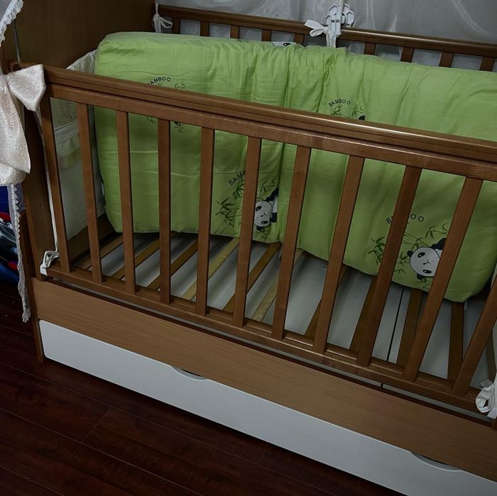 Детская кровать трансформер от 0 до 12лет