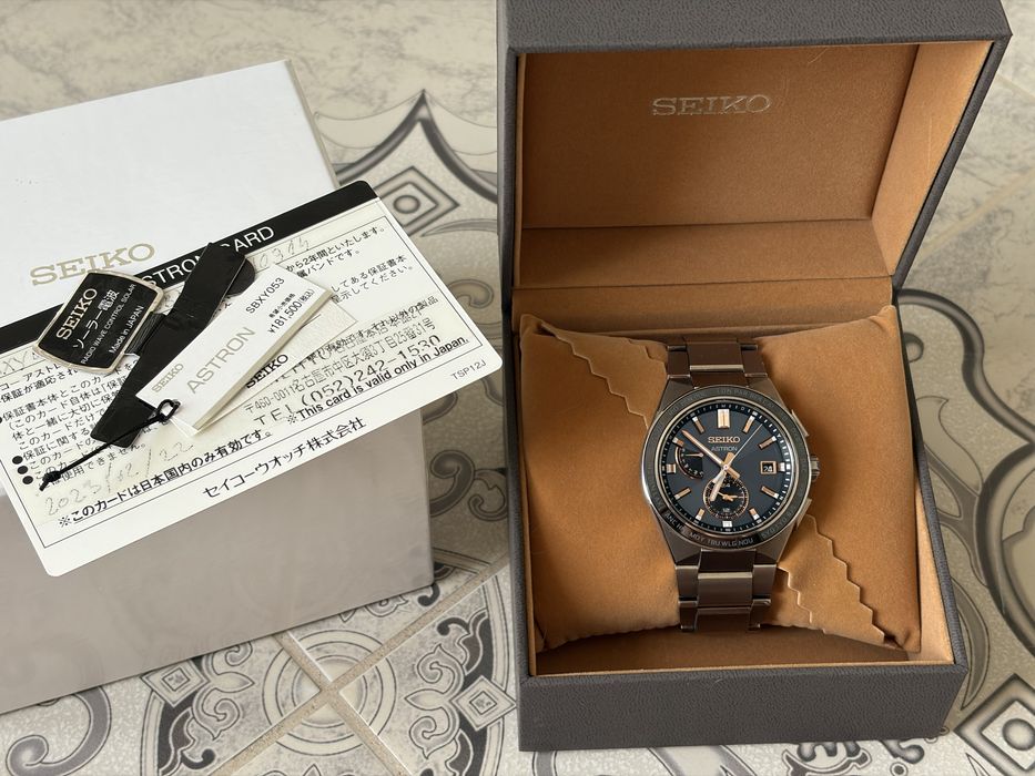 Seiko Astron NEXTER SBXY053 JDM Titanium 42,7 Radio Wave