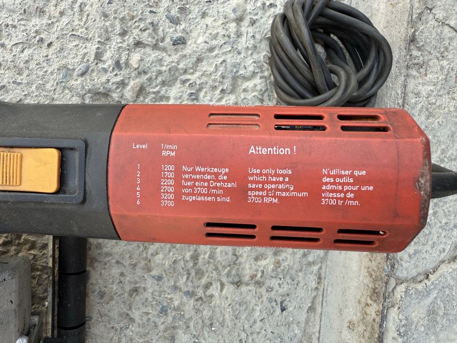 * FLEX Сатинировальная Брашировальная барабанная шлиф машинка GERMANY