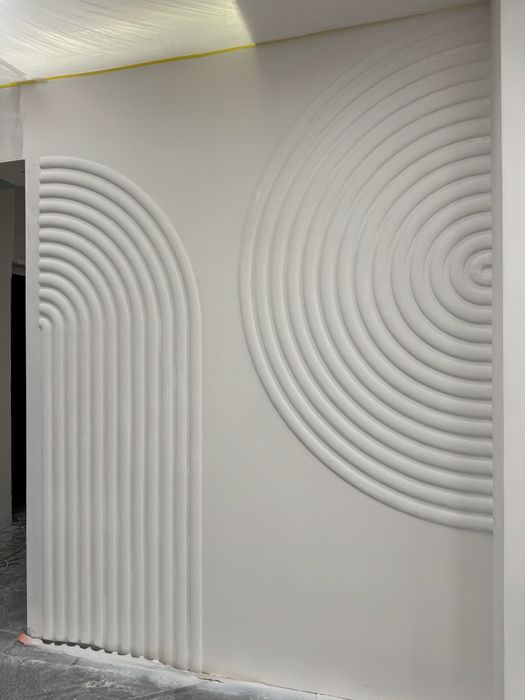 Барельеф, скалы, декор стен, ручная работа, роспись, рельеф