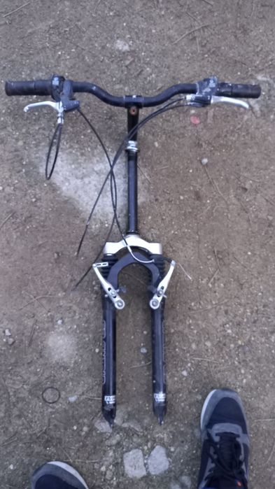 Furca bicicleta cu coarne si schimbatoare