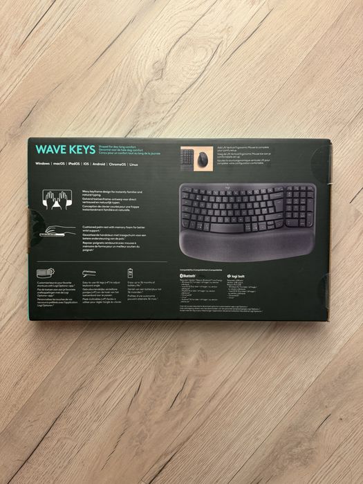 Kit Logitech Wave Keys + Mouse Lift (SIGILATE/NOI)