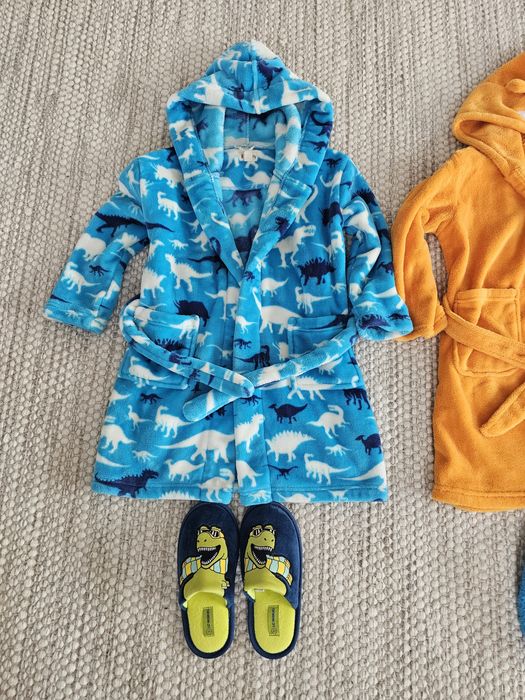 Set halat baie copii papuci