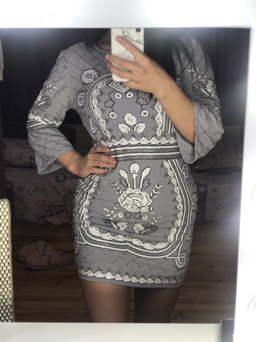 Дамска рокля с пайети