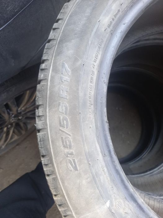 Резина летняя. 215×55×17