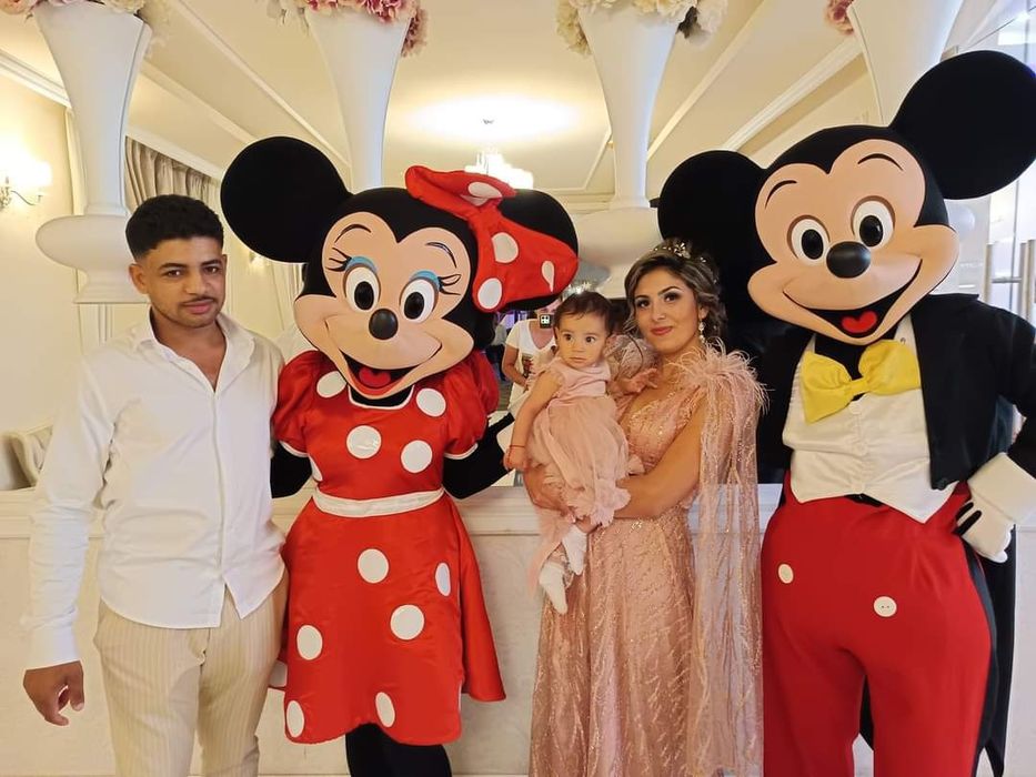 Costume Cosplay Mascote Mickey si Minnie mouse, evenimente, petreceri