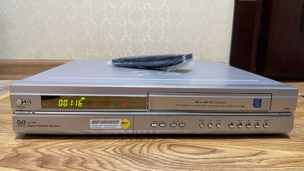 Видеомагнитофон &  DVB LG 6-Head Hi-Fi Stereo! Made In Korea! [Новый]