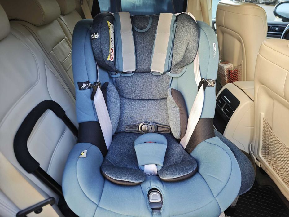 Детско столче за кола EASYGO ROTARIO от 0 до 18 кг, 360 градуса, синьо