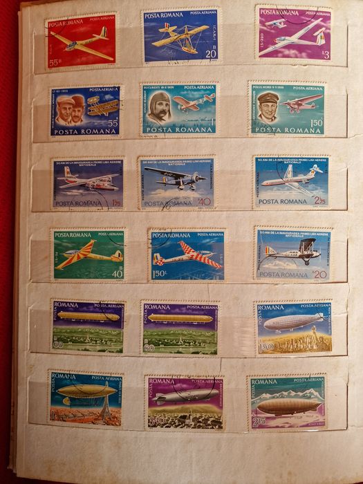 Colectie timbre romanesti