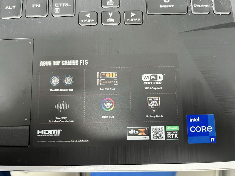 ASUS Tuf Gaming F15 игровой ноутбук