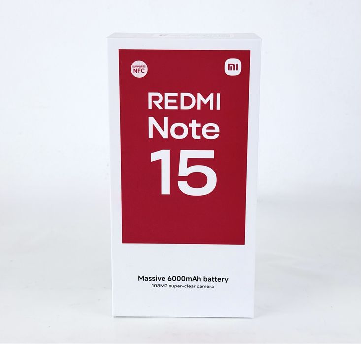 НОВ! Xiaomi Redmi Note 15 128GB 6RAM Black 2г. Гаранция!