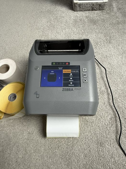 Imprimanta Zebra Thermal Transfer Printer (74/300M) ZD621