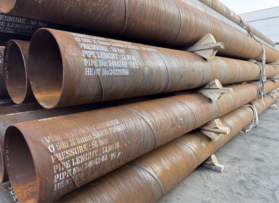 Vand teava metalica laminata tevi sudate elicoidal teava trasa