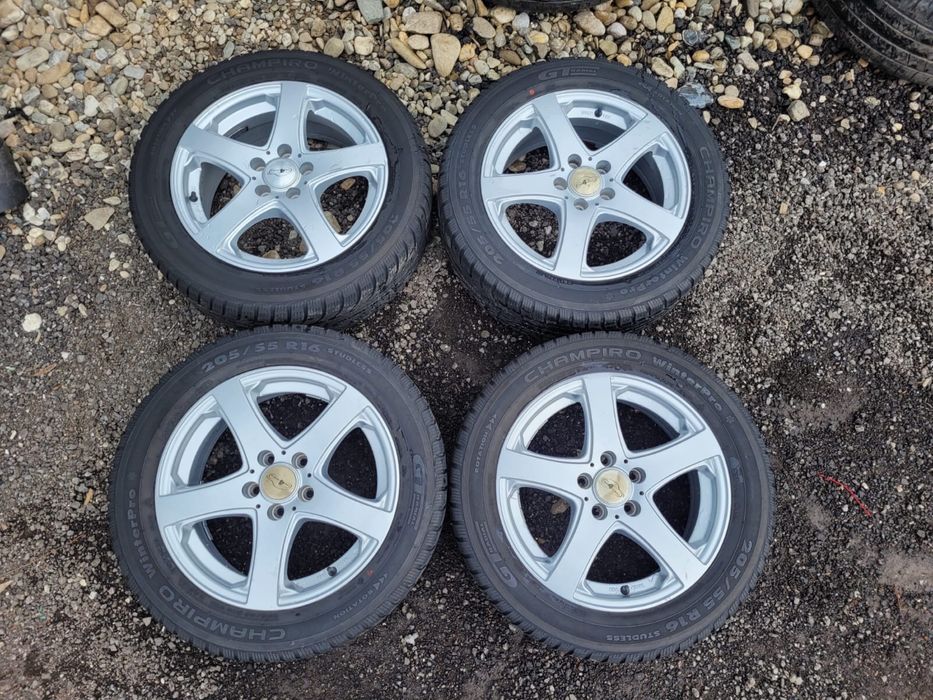 . Jante aliaj Chevrolet AVEO 5x105 R16 / Anvelope 205 55 16 M+S