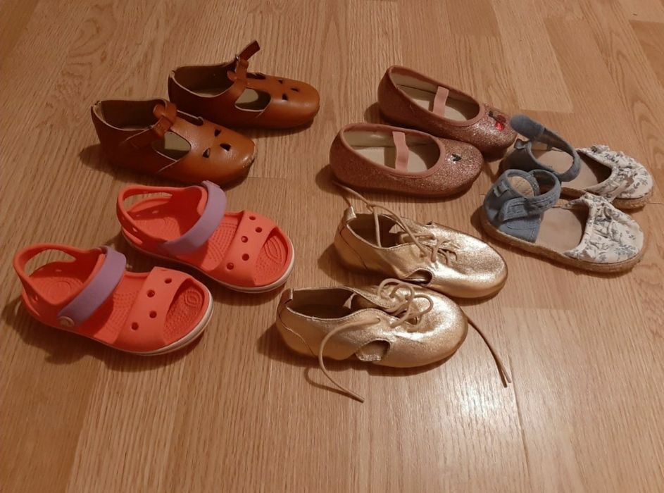 Lot incaltaminte marime 22 Zara, Crocs, H&M, sandale, pantofi, balerin