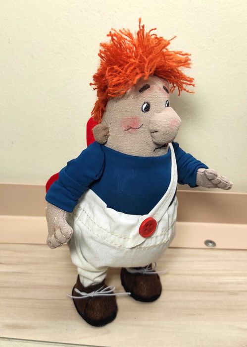 Кукла Карлсон. Фрекен Бок. Ръчно изработена.