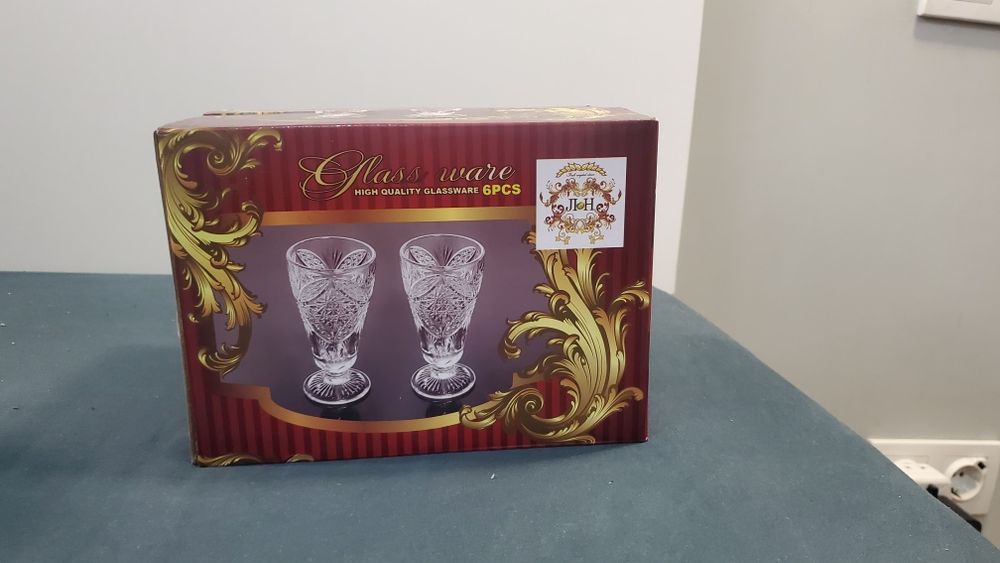 Бокалы хрустальные