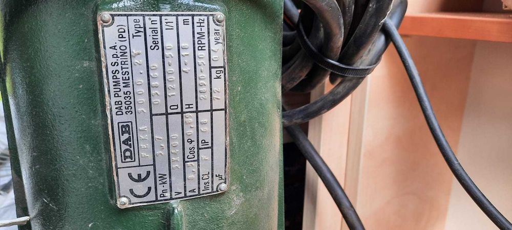 Pompa apa [ NOUA / cost 1800 euro] ape reziduale DAB FEKA 3000 2T